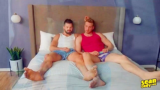 Brysen Takes Kurts Thick Cock Hard, Then Rides It Wild – GayXXX