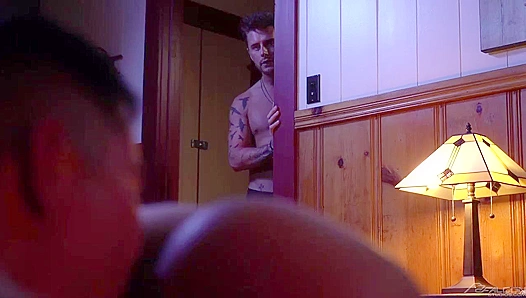 Bareback Heat by the Fireplace: Colton Austins Steaming Night – HotGayPorn