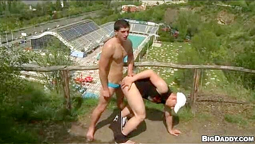 Hot Horny: Sweaty Hunks Rampage in Steaming Gay Threesome – MassiveTwink 18+