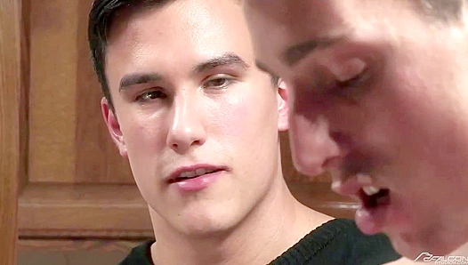 Tristan Stevens Gets Dirty in the Kitchen — Hot Gay Encounter Falcon Studios