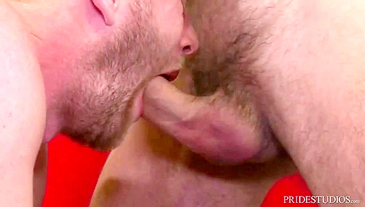 Huge cocks clash as Scott Riley Scott DeMarco go raw and hard – intense anal action