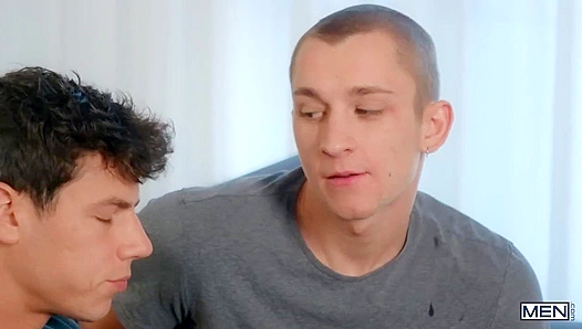 Blow Job Therapy: Kaleb Theos Hot Release – Hardcore Gay Sex – DrillMyHole