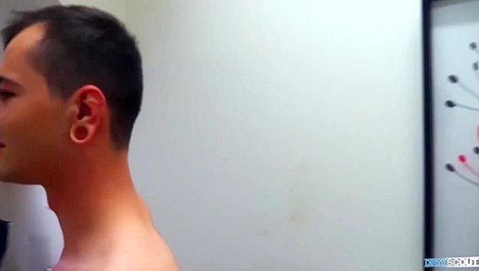 Blonde twink takes cumshot facial after intense POV anal ride – HotGayScene 18+