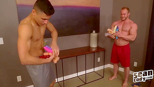 Joe Brock Goes Hard — Ripped Studs Dive into Intense Anal Action – GayXXX