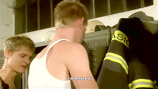 Triple Heat: Fireman Andrew Rides Dual Cravings in Steamy threesome – GayXXX