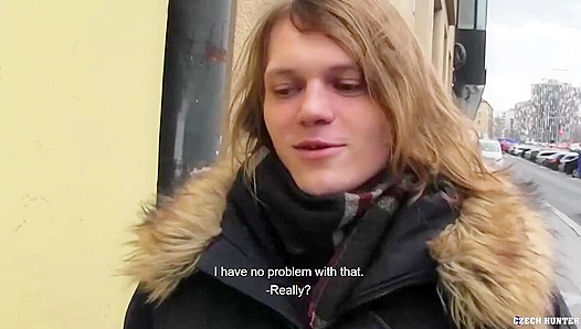 Long-Haired Lusty Twink Takes Huge Load – Intense Czech POV Scene – 18+