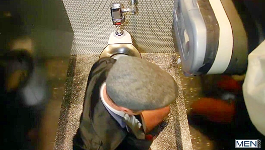 Michael Boston Gets Dominated by Igor Roman in Steamy Stall Fuck – GodsOfMen