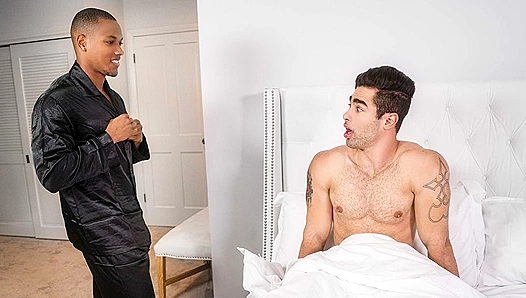 Dominic Mounts Lucas Leon for Hot Kitchen Domination — Steamy Gay Sex