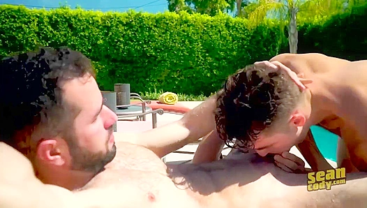 Jess Hector Goes Wild — Hot Bareback Action by the Pool – SeanCodyX