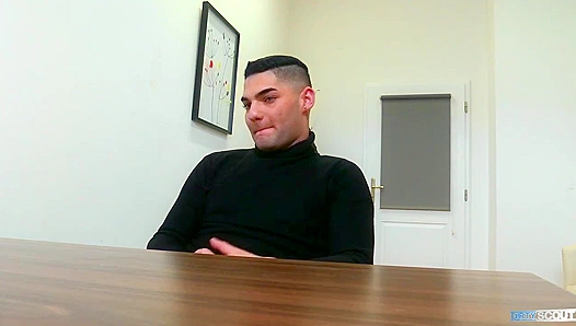 Tattooed Twink Takes It Hard Across the Desk – Steamy Bareback Ride