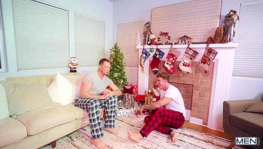 Triple Heat: Pierce Michael JJ Claim Him for Christmas – GayXXXmas 18+