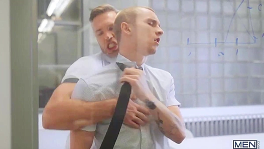 Alex Mecum Claims Theo Bradys Tight Ass in Hot Office Fuck Session – GayPornPro