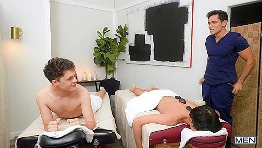 Hot Oil Turns Steamy: Horny Massage Left Me Begging for Their Big Cocks – 18+