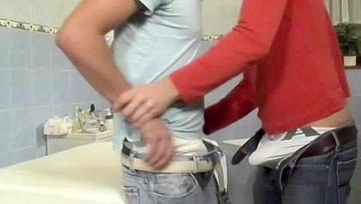 Marco Bon Sparks Fire in the Exam Room — Hot Gay XXX Therapy Encounter
