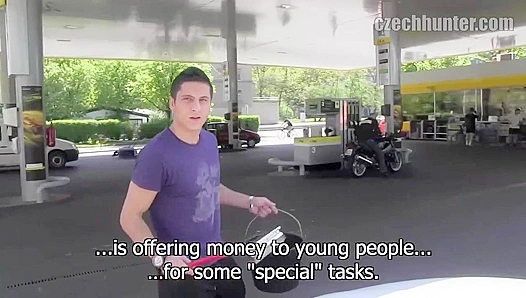 Shy Mechanic Discovers Pleasure in Blowjob, Ends Up Covered in Cum – GayXXX