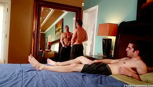 Cody Cummings Dominates as Steven Wild Chokes on Massive Hard Cock – NaughtyAF