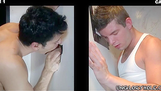 Three Hung Twinks Go Crazy at the Glory Hole Stall – Alexander, Garrett Shawn – 18+