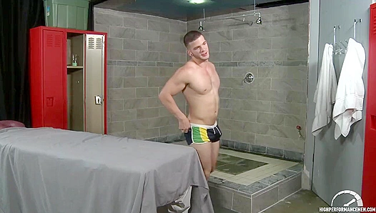 Muscle Gods Clash—Steamy Gay Workout Lust Ignites – Angel Rock, Tate Ryder 18+