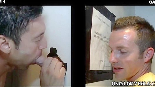 Alexander Garrett Travis Cooper Get Raw at the Glory Hole – Steaming Gay Fun