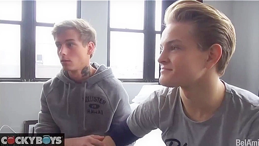 Jett Black Kevin Warhol Go Hard in Hot Backstage Blowjob Session – CockyBoys 18+