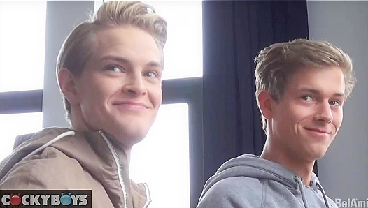 Jett Black Kevin Warhol Go Hard in Hot Backstage Blowjob Session – CockyBoys 18+