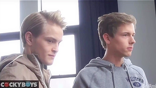 Jett Black Kevin Warhol Go Hard in Hot Backstage Blowjob Session – CockyBoys 18+