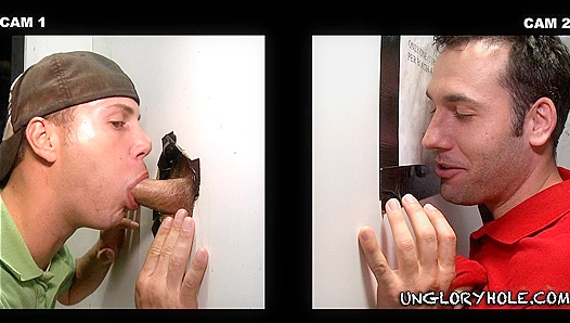 Tyler Hunt Gene Neely Dive Deep Into Glory Hole Action – GayPornHeat