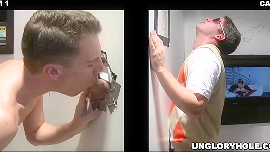 Dive Deep: Trace Kendall Seth McAdams Explore Hot Glory Hole Fun – GayXXX Thrills