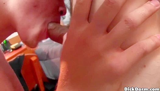 Frat Heat Escalates Fast: Dereks Hot Blowjob Fantasy Unfolds – DickDorm 18+