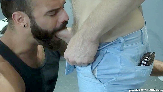 Rest Stop Passion: Brian Bonds Swallows Drake Masters Huge Dick Deep – 18+