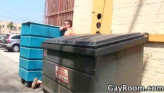 Adam Russo Takes Huge Load Down His Throat – Steamy Backroom Blowjob Scene – GayXXX