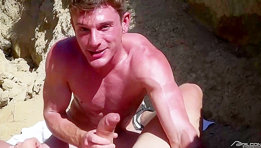 Brent Corrigan Gags Hard on JJ Knights Thick Cock — IndoorsOut POV – NakedWorld 18+