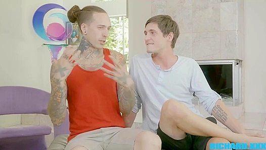 Double Trouble: Ruckus Tony Swap Hot Blowjob action– GayPornX 18+