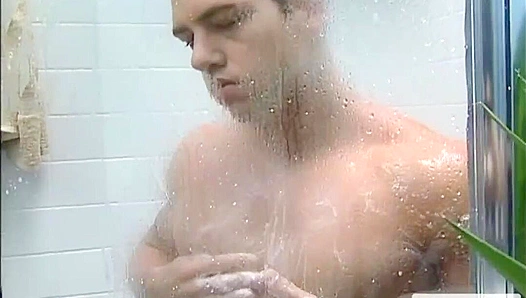 Johnny Castles Beefy Body Throbs as He Jerks Off in Hothouse Heat – 18+