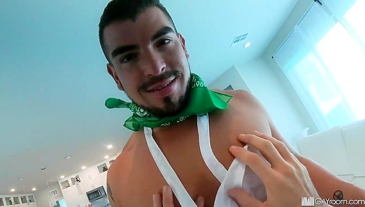 Jeremy Spreads for Joel — Hot POV Passion Ignites Their Fiery Encounter – 18+