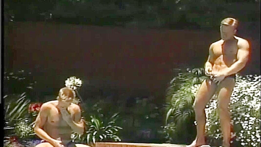 Poolside Heat: Will Clarke Peter Dixon Explore Steamy Anal Action – Falcon Studios