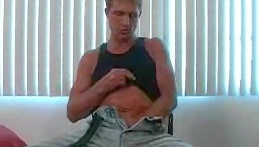 Ripped Troy Halston Cums Hard Across the Floor – Hot Gay Workout Gone Wild