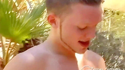 Sun-Drenched Lust: Sean Preston Mario Costas Steamy Outdoor Encounter – 18+