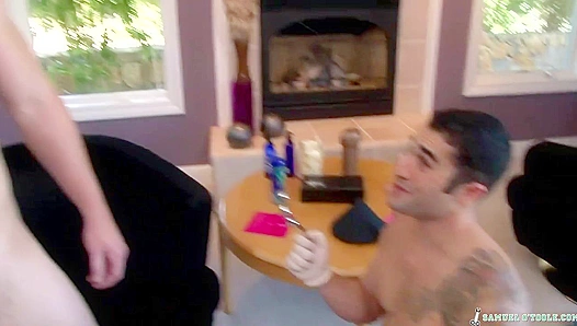 Samuel OToole Spreads Wide as Horny Riley Craves His Thick Hard Cock – GayPornX 18+