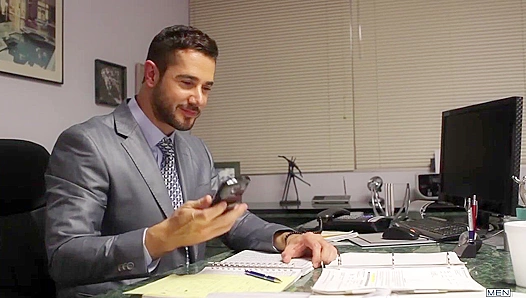 Hard Hot: Dean Monroe Rides Topher Deep in Steamy Office Fuck – 18+
