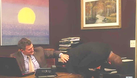 Moody Men Collide: Steamy Anal Sparks Fly in Office Heat – Preston Steel x Brenden Cage