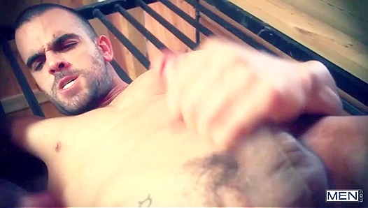 Hard Ride Heat: Damien Crosse Dominates David Dirdam in Steamy Stall Sex – GayPornHeat 18+