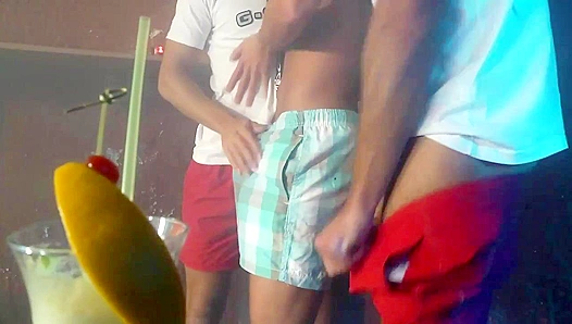 Brent Davon Claims Asian Stud in Hot, Sweaty Three-Way Action – Gay XXX