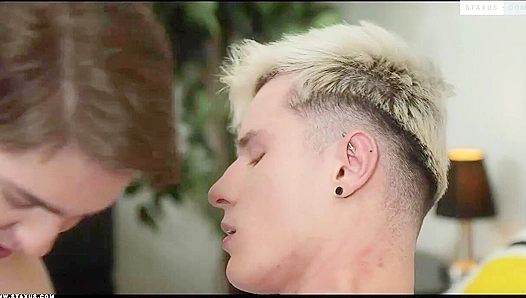 Tobias Rides Hard: Tattooed Top Dominates Eriks Throat – GayXXX
