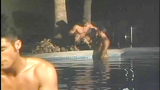 Pool Heat: Peter Bishop Rides Cory Evans Hard Under the Sun – Falcon Studios