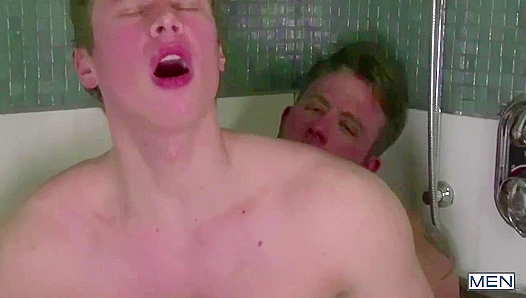 Riding Hard Wild: Aaron Bruiser Jake Henriksons DP Thrashing – 18+