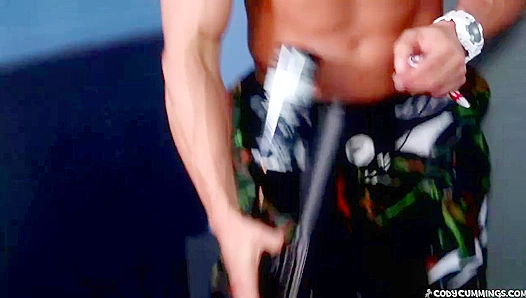 Ripped Cody Cummings Unleashes Massive Load After Throat-Busting Fuck – Hot Cum Shots