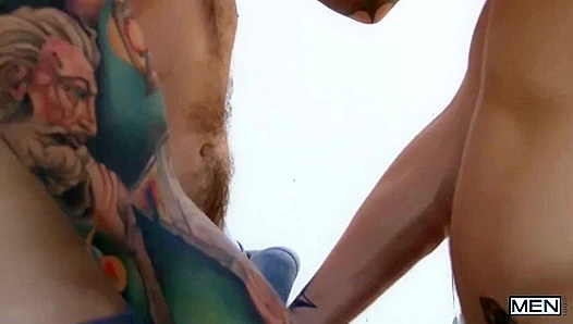 Cody Avalon Christian Wilde Burn Up the Sheets — Steamy Bareback Fun in Summer Heat