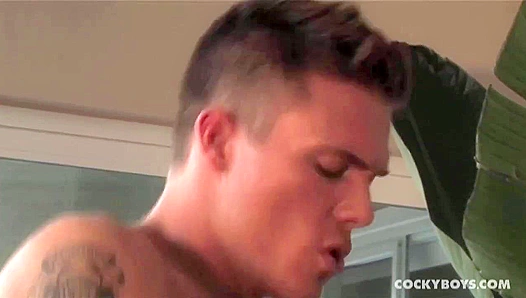 Skyler Caine Wolf Hudson Soaked in Cum — CockyBoys Gang Bang Scene