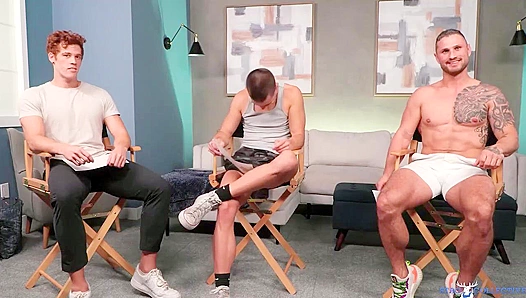 Blain OConnor, Chris White Evan Knoxxx Heat Up in Hot Three-Way Action – Stag Collective
